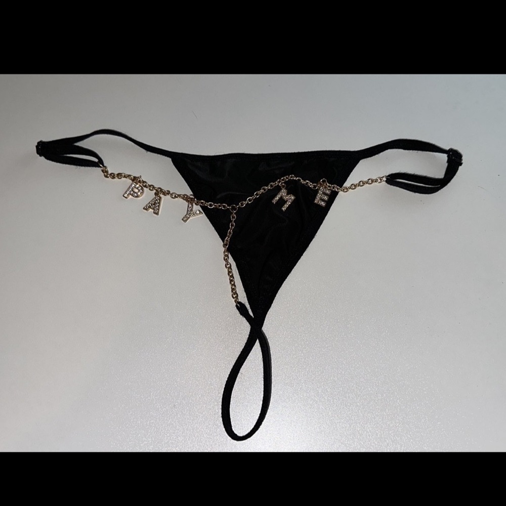 Exotic Dancewear Rhinestone Thong